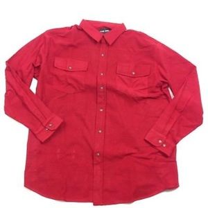 Stone Creek Men Shirt Flannel Button Front Size XL